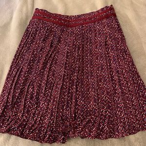 High-waisted patterned skirt from Banana Republic